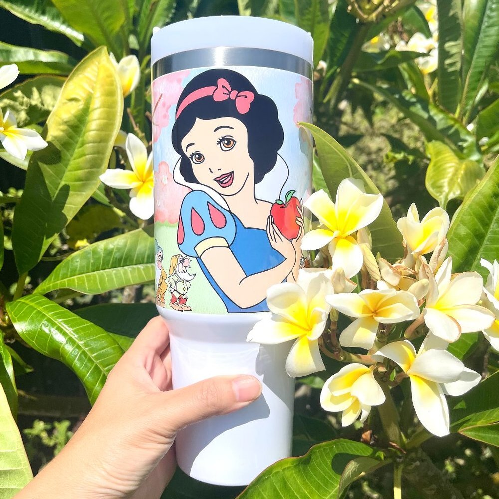 Disney Princess Snow White and the Seven Dwarfs Brand new 40 oz Tumbler … - Picture 5 of 6